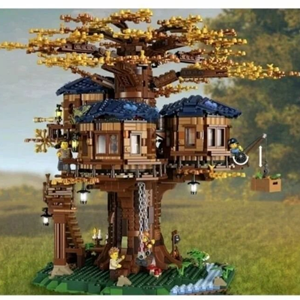 لگو کریتور خانه درختی 1027 قطعه مدل Yunri Bricks Blocks Tree House 33111_اسباب بازی